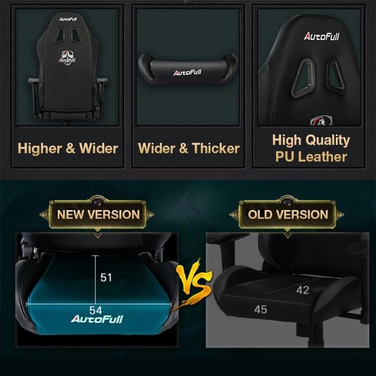 DIsplay Set AutoFull AF901 Ergonomic Gaming Chair, Furniture & Home ...