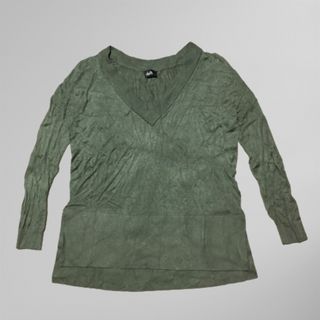 Dotti Green Moss Sage Sweater Long Sleeved Thick