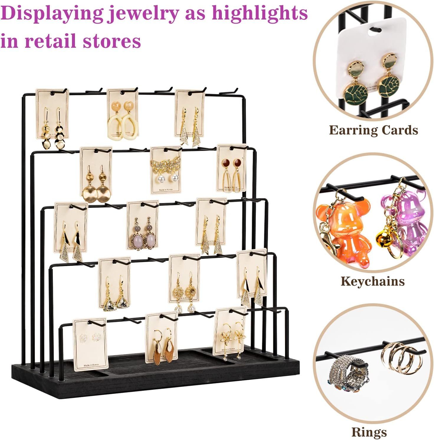 Retail earring display shop