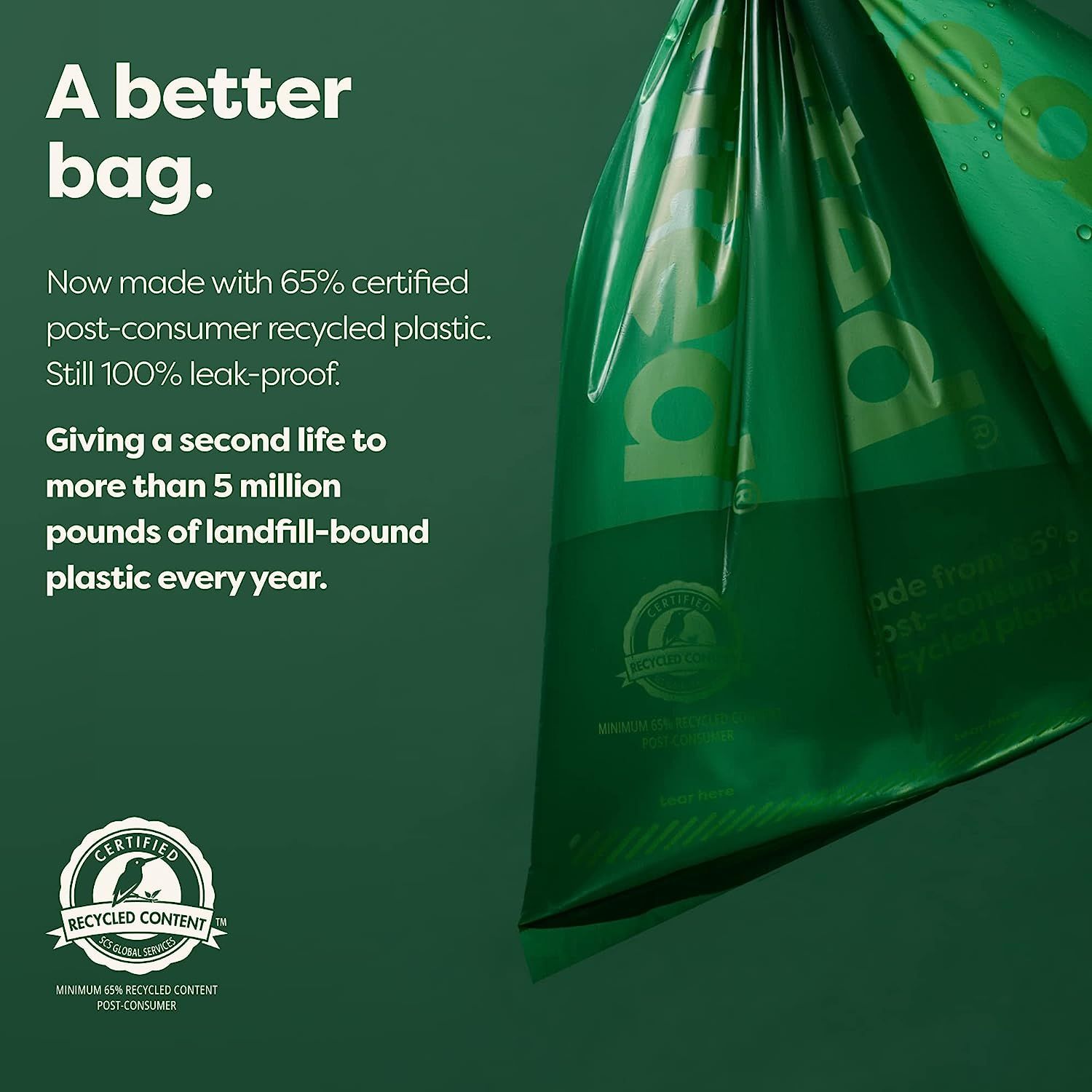 Earth Rated Dog Poop Bags Guaranteed Leak Proof and Extra Thick