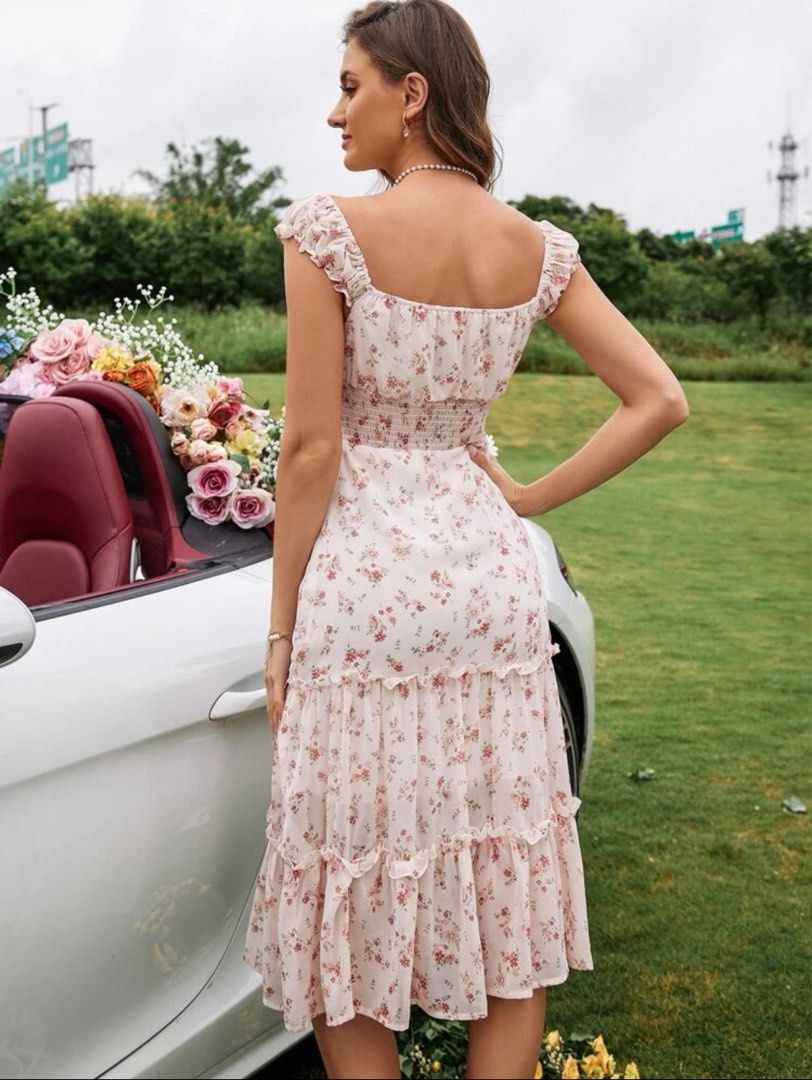 Red midi sale occasion dress
