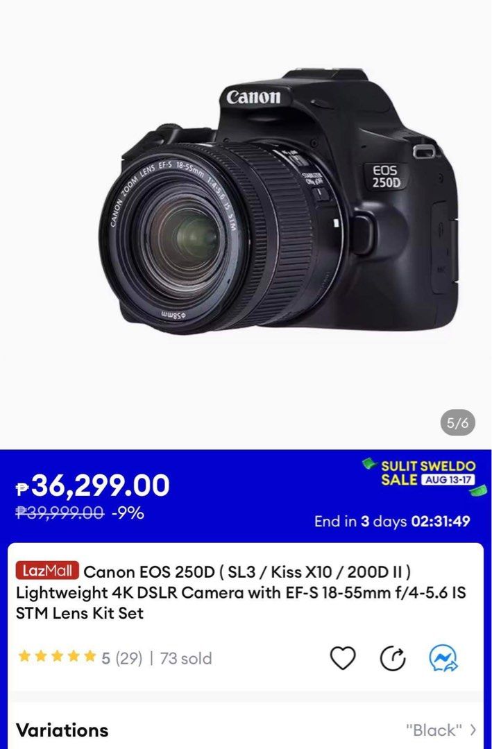 nikon 250d price