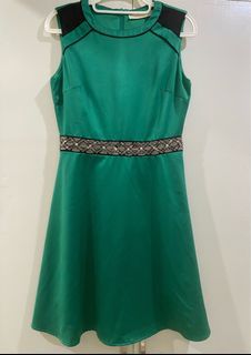 Emerald green CLN dress