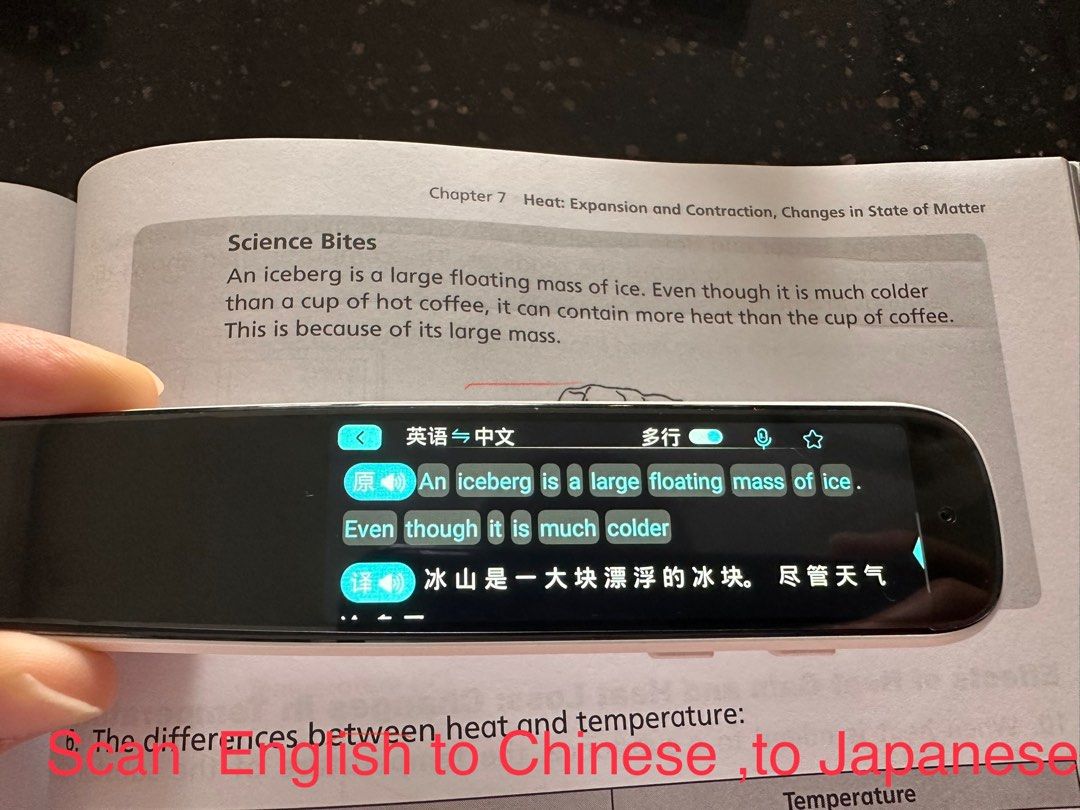 English Chinese scan dictionary learning language pen, smart pen ...