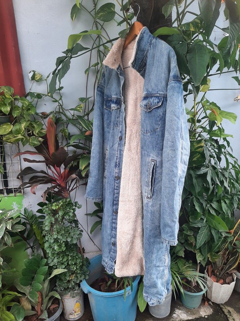 Fear of god clearance denim deck coat