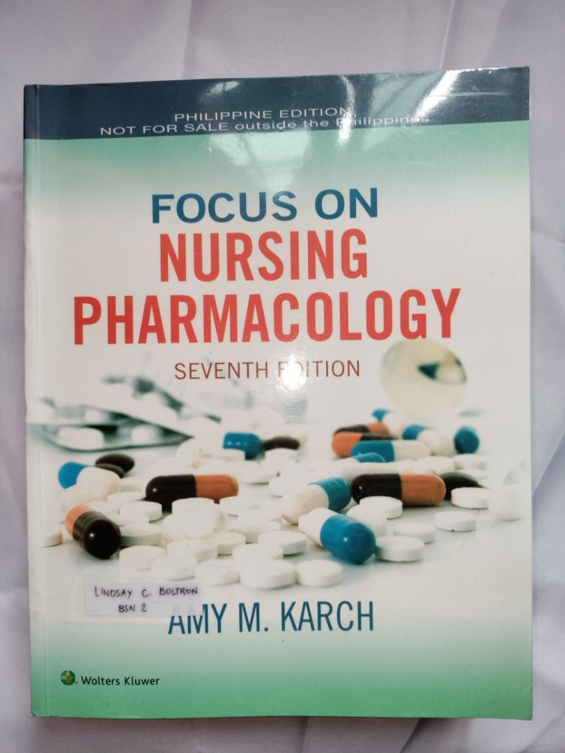 Focus　on　Magazines,　Nursing　Textbooks　Toys,　Pharmacology　(Amy　Karch),　Hobbies　Books　on　Carousell
