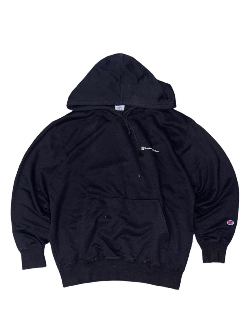 Champion hoodie outlet black sale