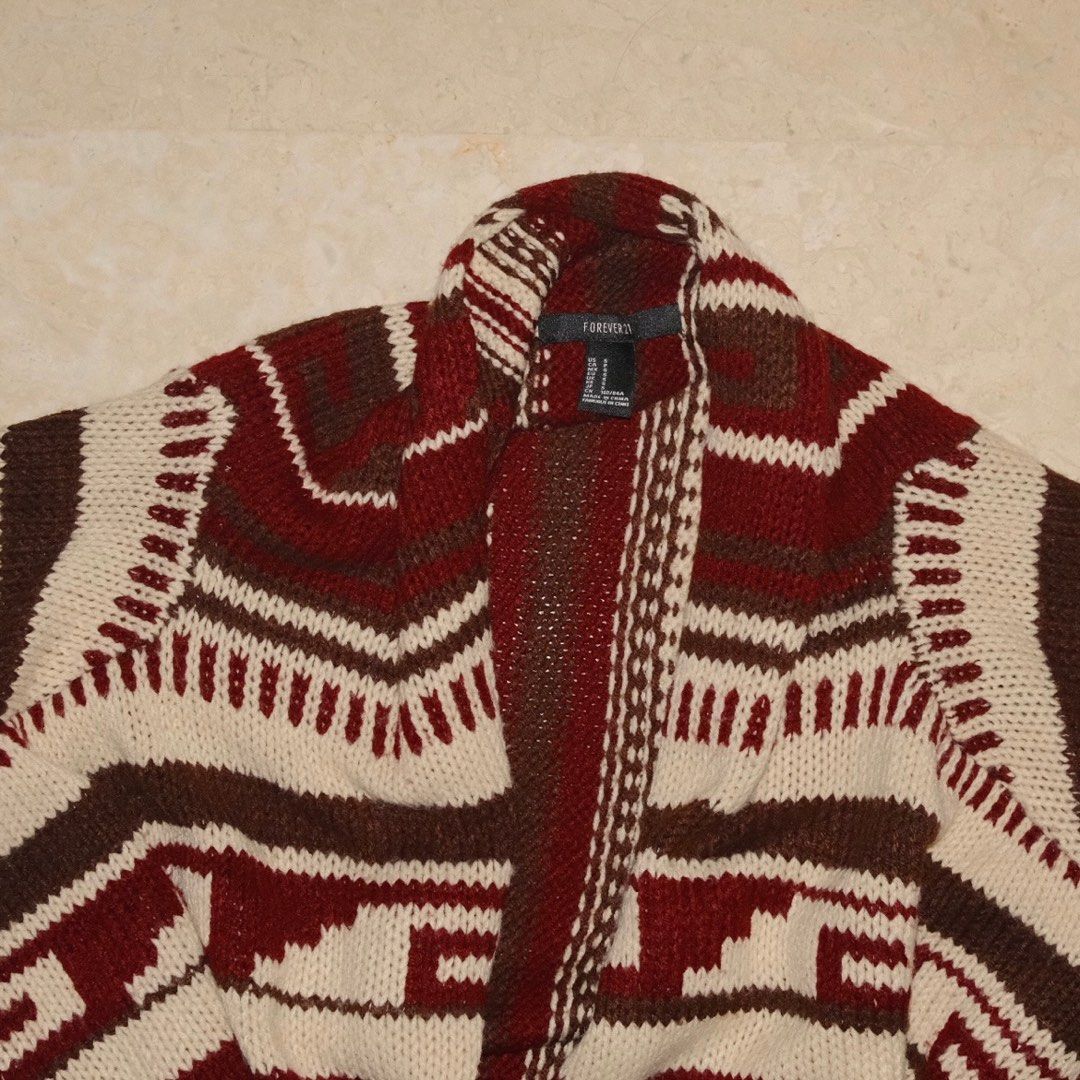 Boho cardigan forever 21 top