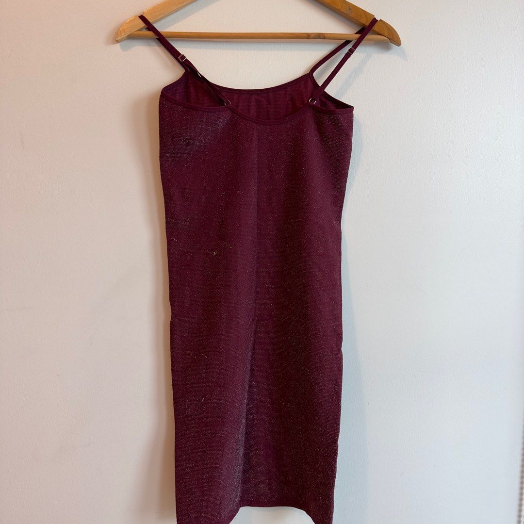 slim fit dress slacks NOELLE DRESS - RISQUE RED SPARKLE main image 0