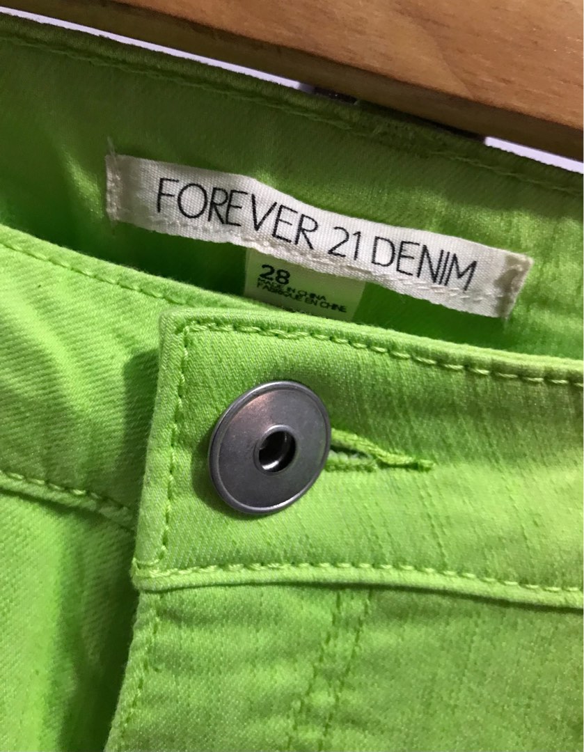 Neon jeans forever 21 hotsell
