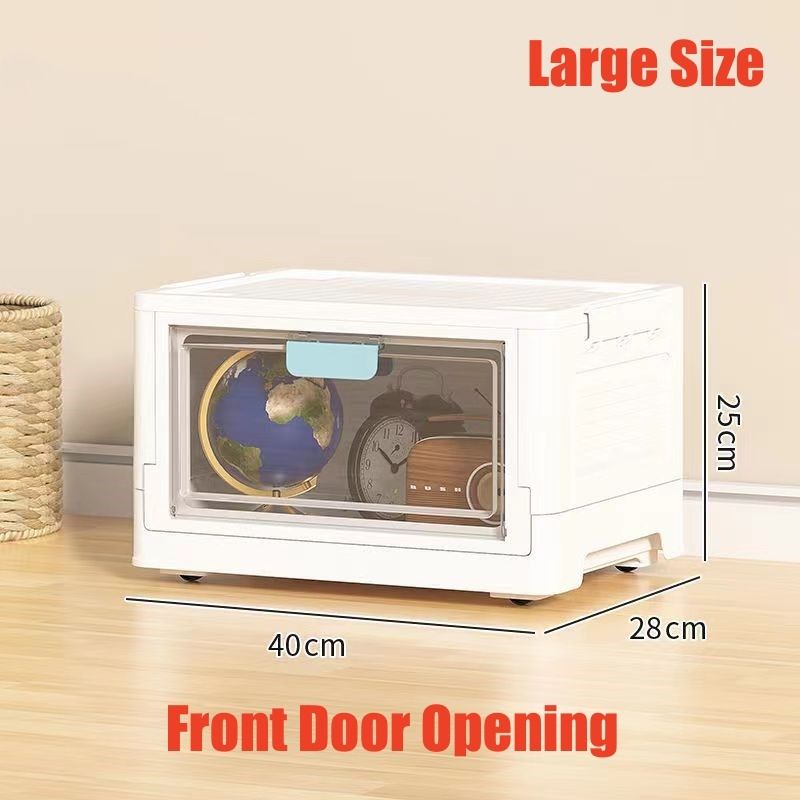FREE DELIVERY sizes Stackable Storage Box Organizer/ Foldable Plastic ...