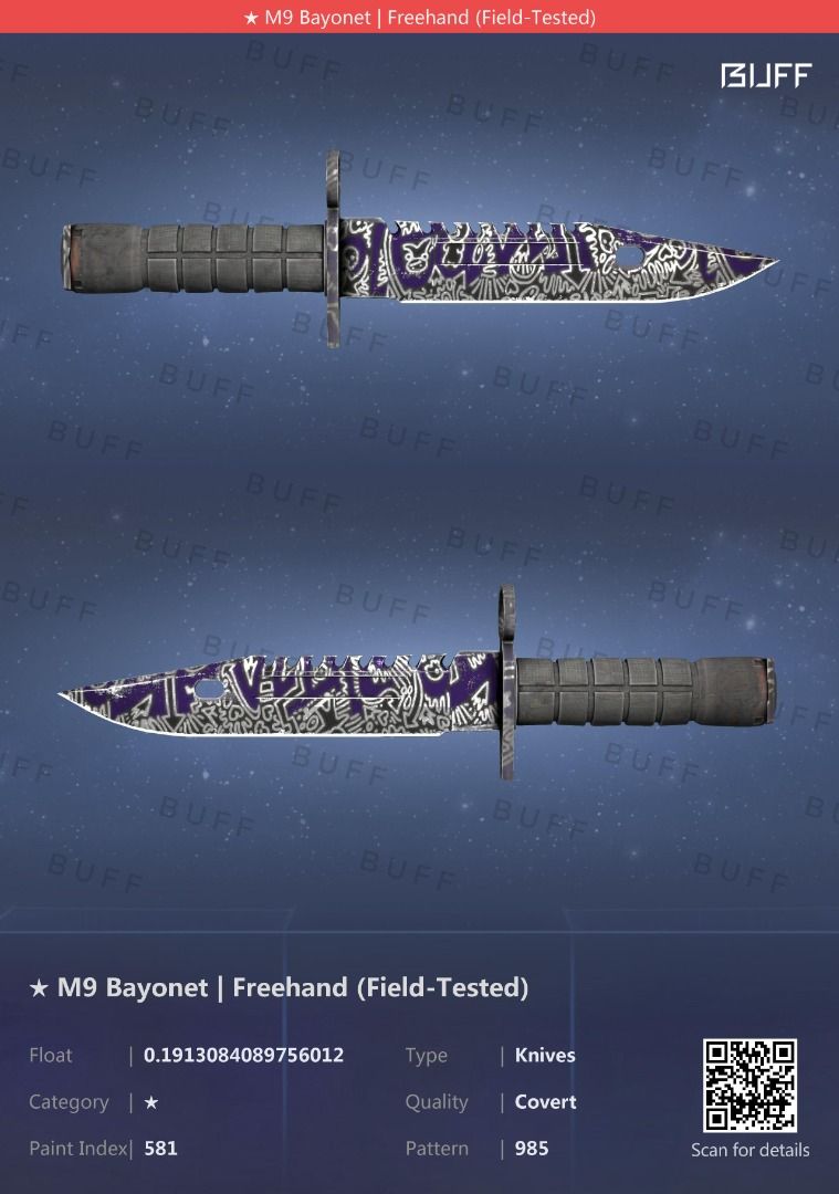 Freehand Karambit & M9 Bayonet, Video Gaming, Gaming Accessories, In ...