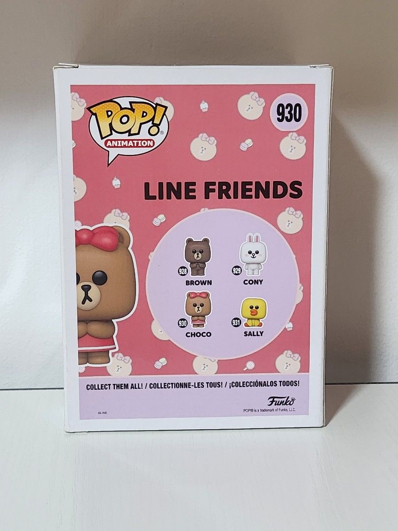 Funko Pop! Animation Line Friends Collection-Brown, Cony, Choco, Sally
