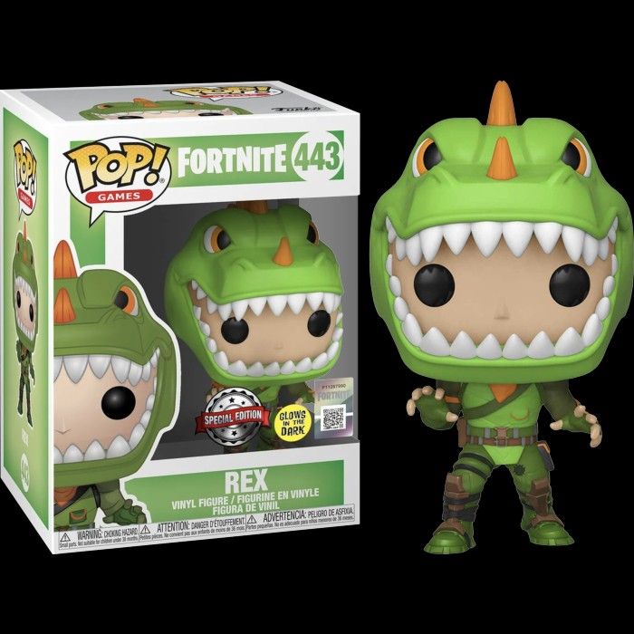 Funko Pop Games Fortnite Rex Glow in the Dark 443 Hobbies