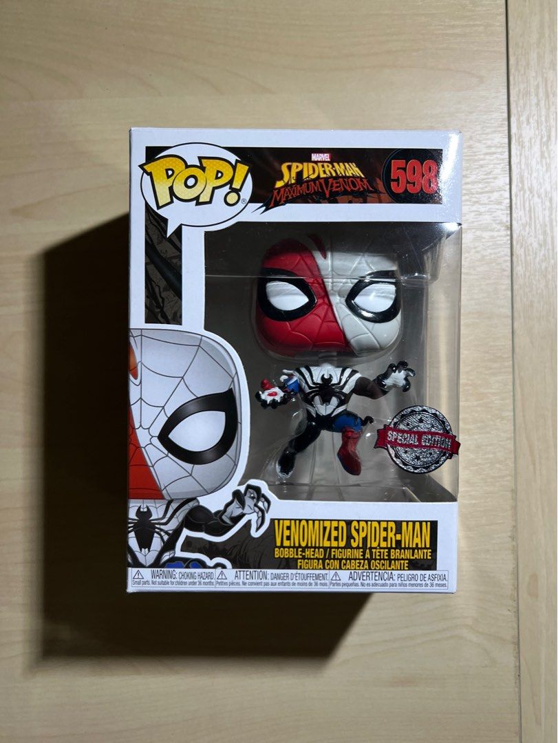 Venomized spider 2025 man funko pop