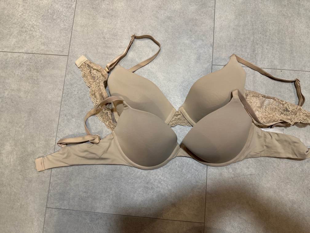 Gap body nude coloured bras (size 34B), Women's Fashion, New