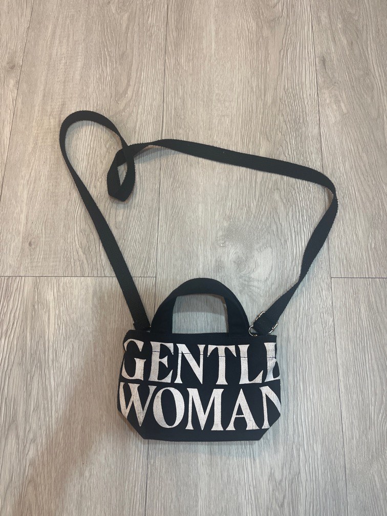 GENTLEWOMAN black micro sling on Carousell