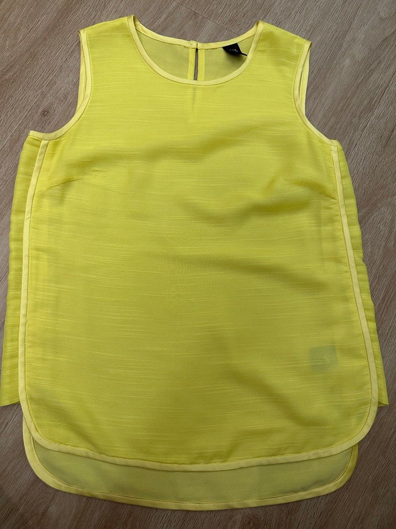 Girls yellow sale tank top