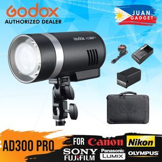 Godox AD300PRO 2-Light Kit 300W Camera Flash Head LED Light with Backpack & Octa Softbox for Photography, Outdoor and Indoor Studio Shoot | JG Superstore