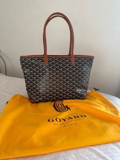 New Stocks ! Goyard Artois PM Noir Et Naturel (Black/Tan), Luxury, Bags &  Wallets on Carousell