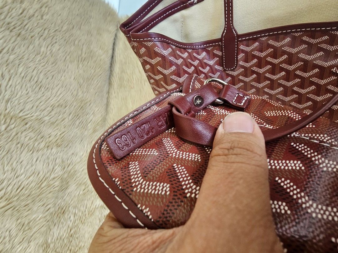 Goyard Red Isabelle PM Tote