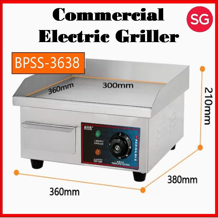 Electric flat top online grill for home