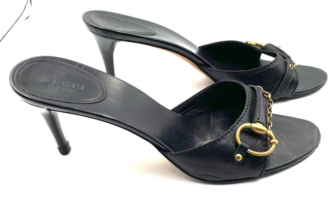 Gucci black heels sale