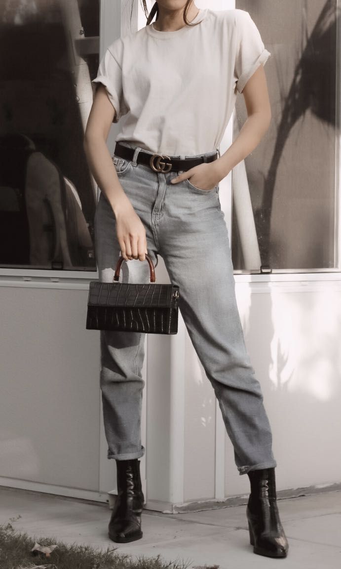 Gucci Double G Leather Belt, Women's Fashion, Watches