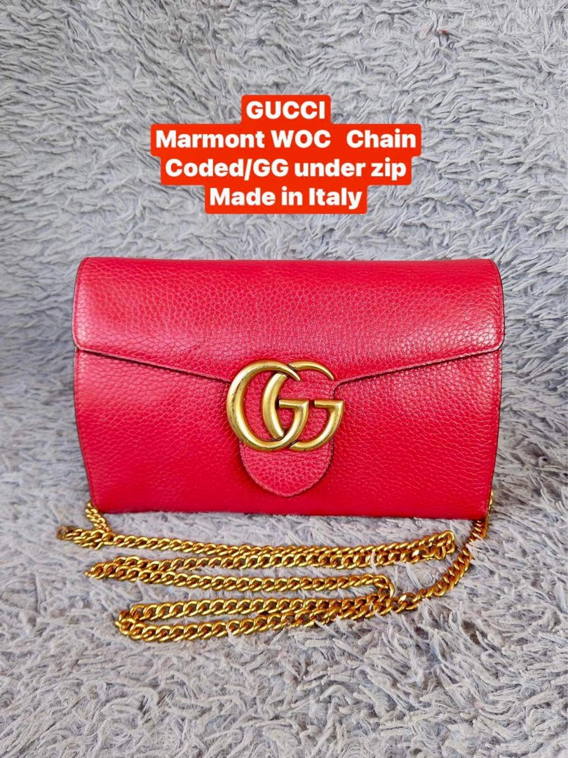 Gucci marmont wallet chain bag clearance