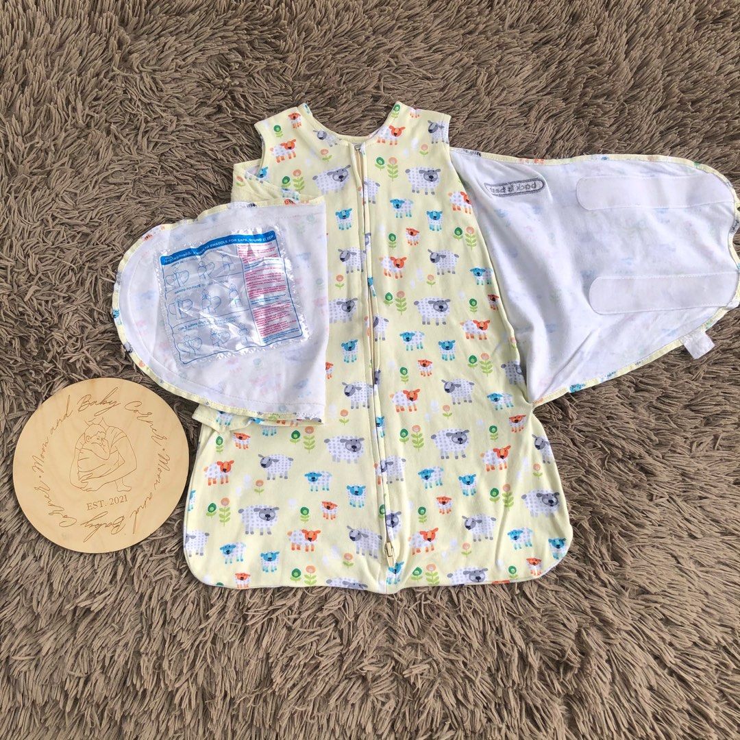 Halo sleepsack swaddle yellow sheep, Babies & Kids, Babies & Kids