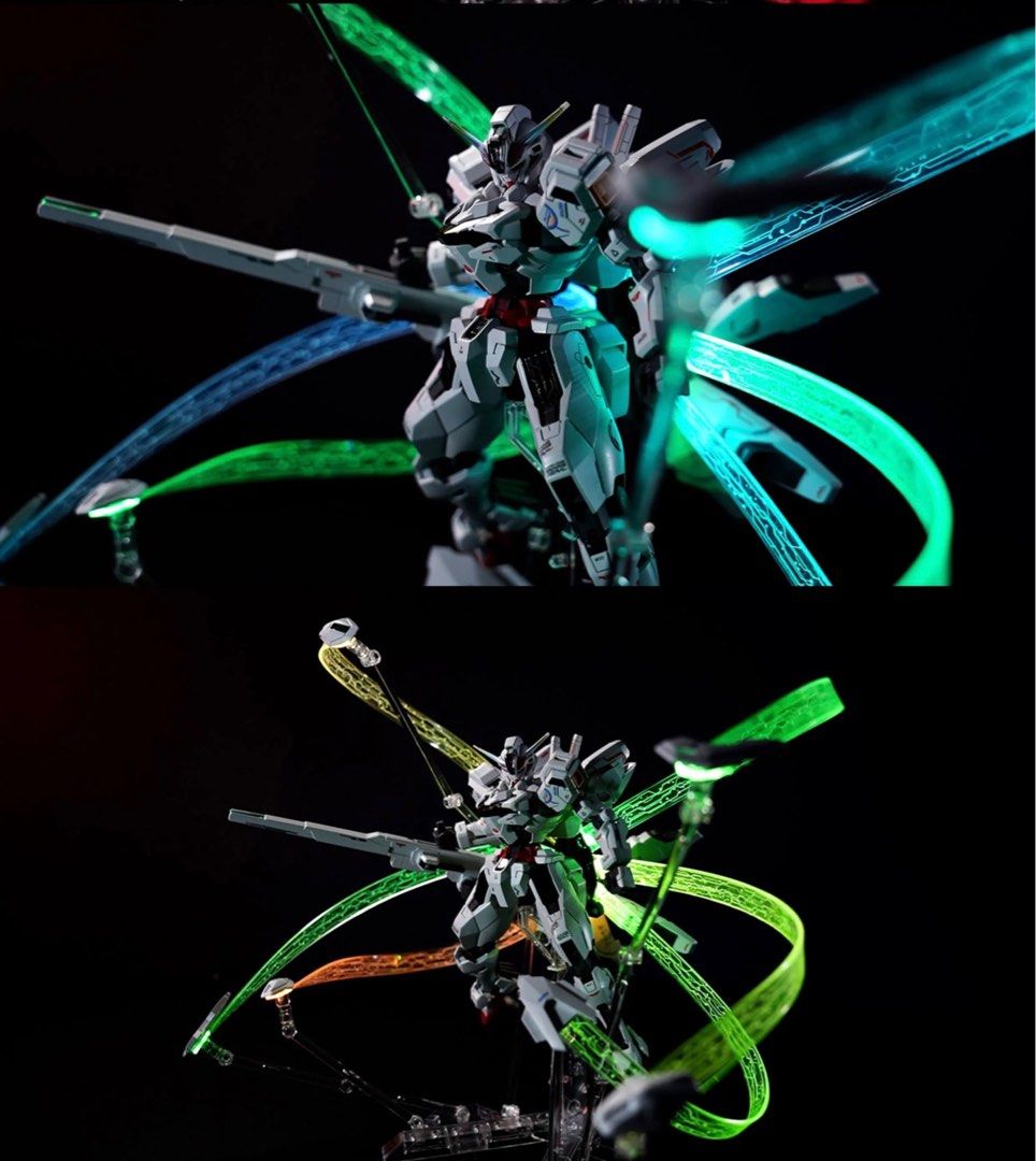 HG Aerial Rebuild / Calibarn Gundam Main Body & Funnel Bits Permet Belt