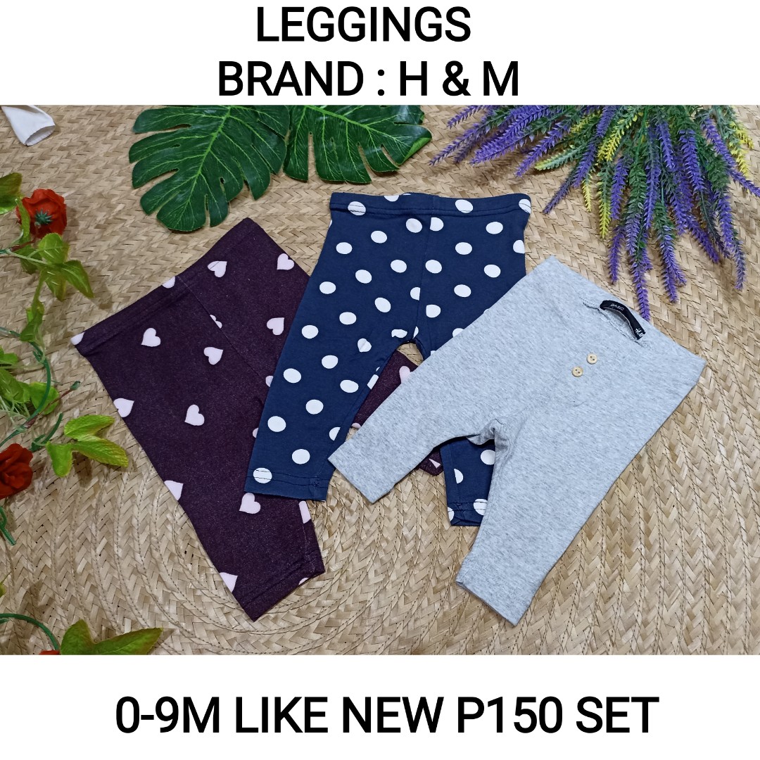 H and 2025 m baby leggings