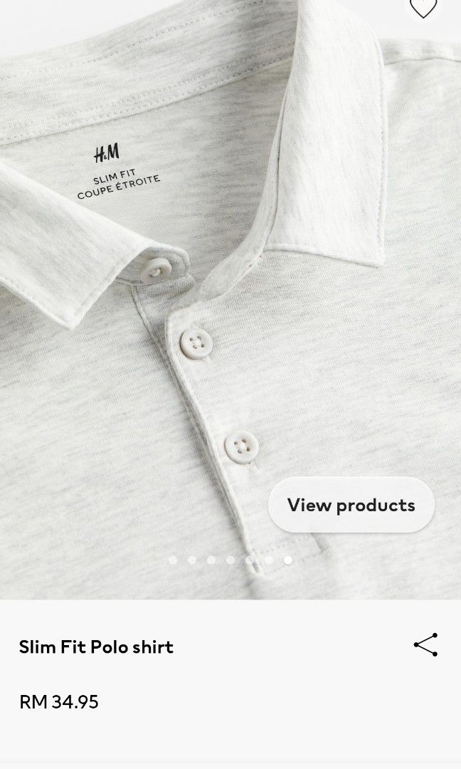 H&m slim fit sales coupe etroite shirt