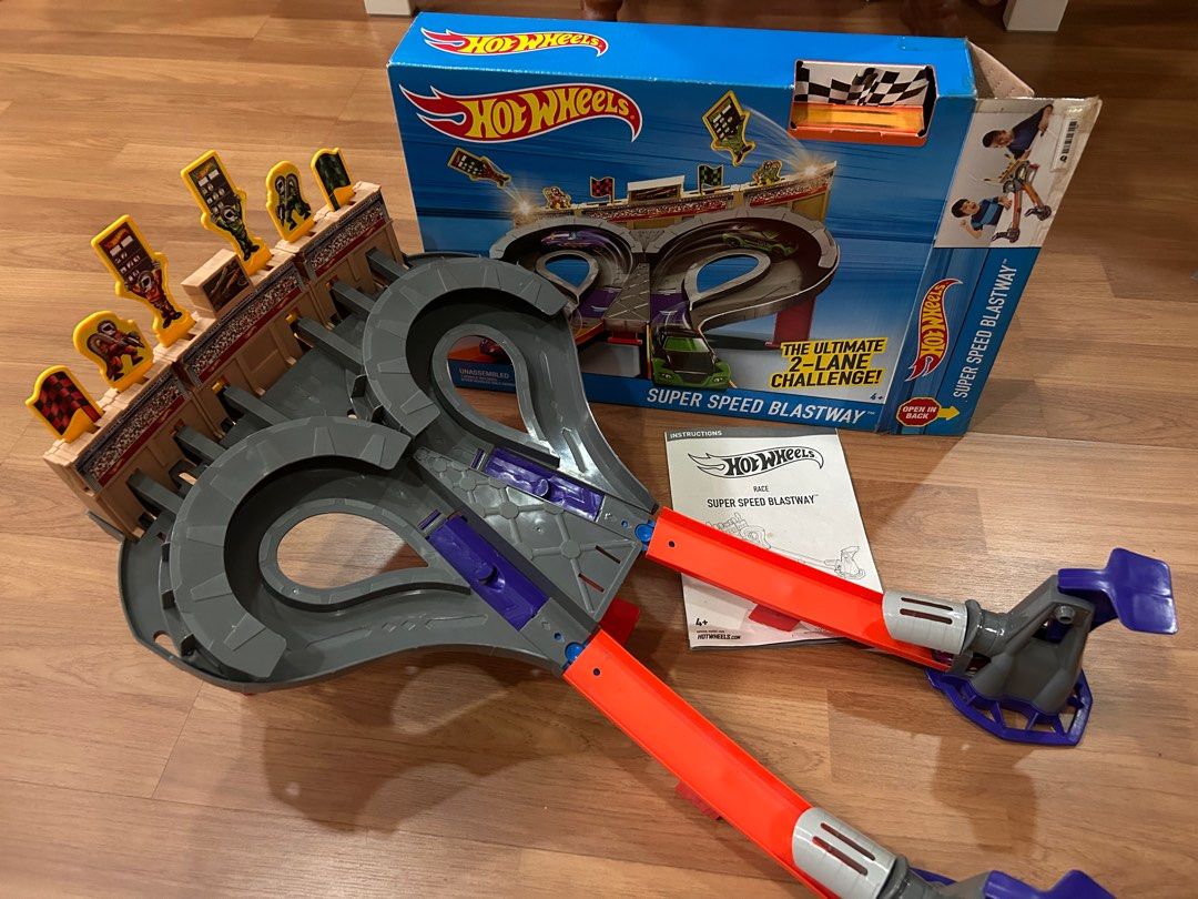 Hot Wheels Track super speed blastway, Hobbies & Toys, Toys & Games on