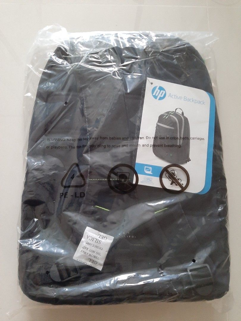 HP Active Backpack 15.6″ Black 1LU22AA, Men's Fashion, Bags, Backpacks on Carousell