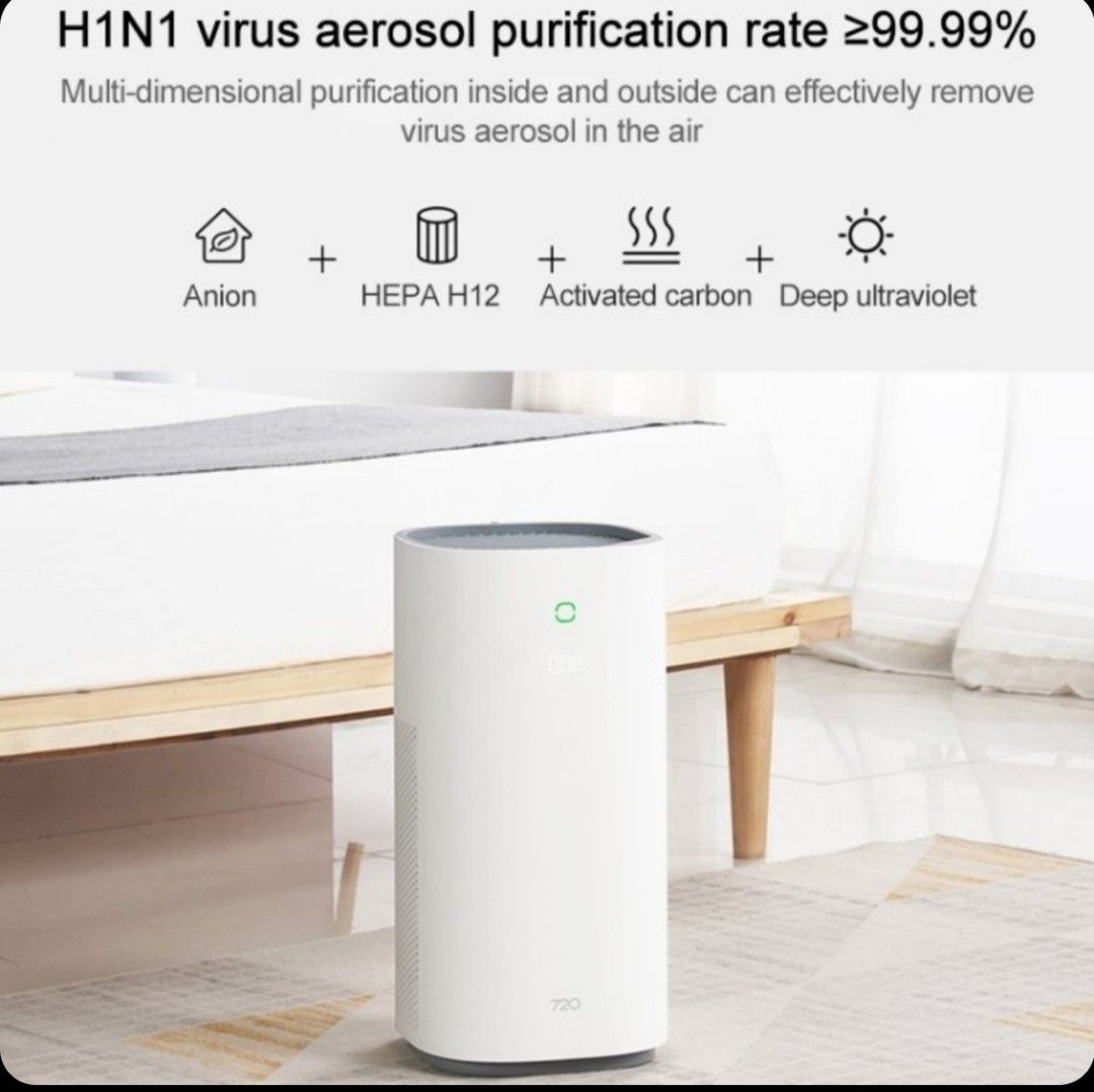 Huawei C400 720 Full Effect Smart Air Purifier, Support HUAWEI smart ...