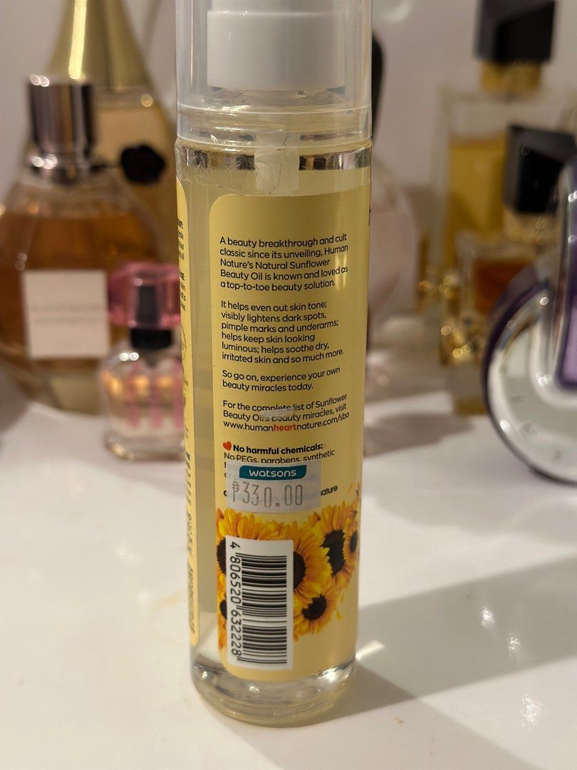 Human Nature Sunflower Oil, Beauty & Personal Care, Bath & Body, Body