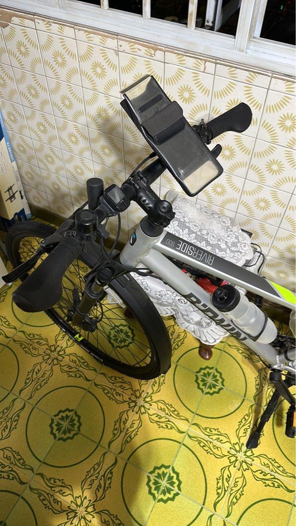 Hybrid Bike Riverside 900 10 Speed Disc Brake Grey Sports Equipment Bicycles Parts Bicycles on Carousell