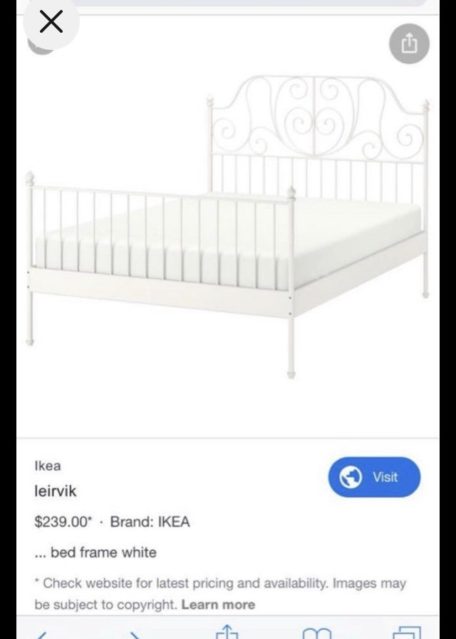 Ikea Bed Frame, Furniture & Home Living, Furniture, Bed Frames