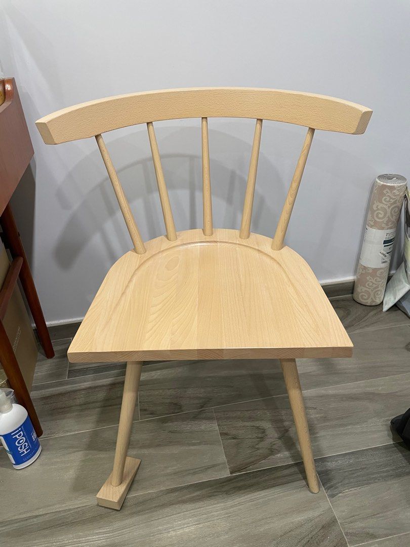 IKEA MARKERAD 餐椅Chair (Virgil Abloh 聯名系列), 傢俬＆家居