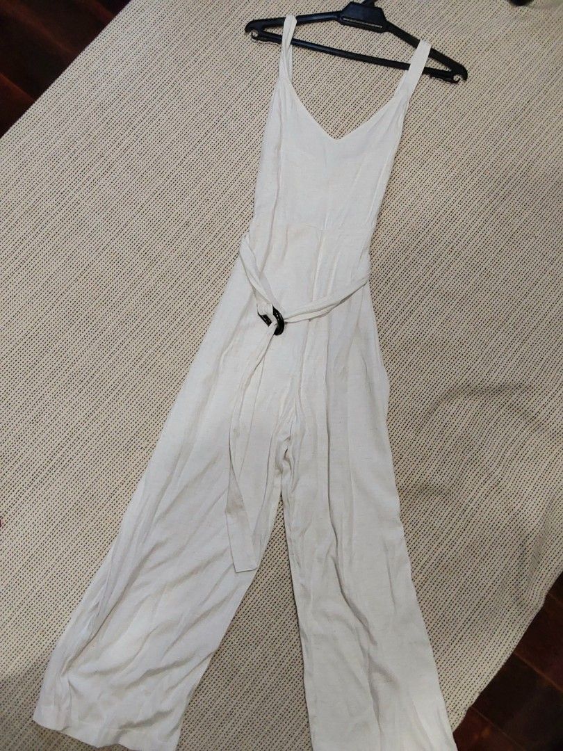 Jumpsuit topshop size 38 m off white