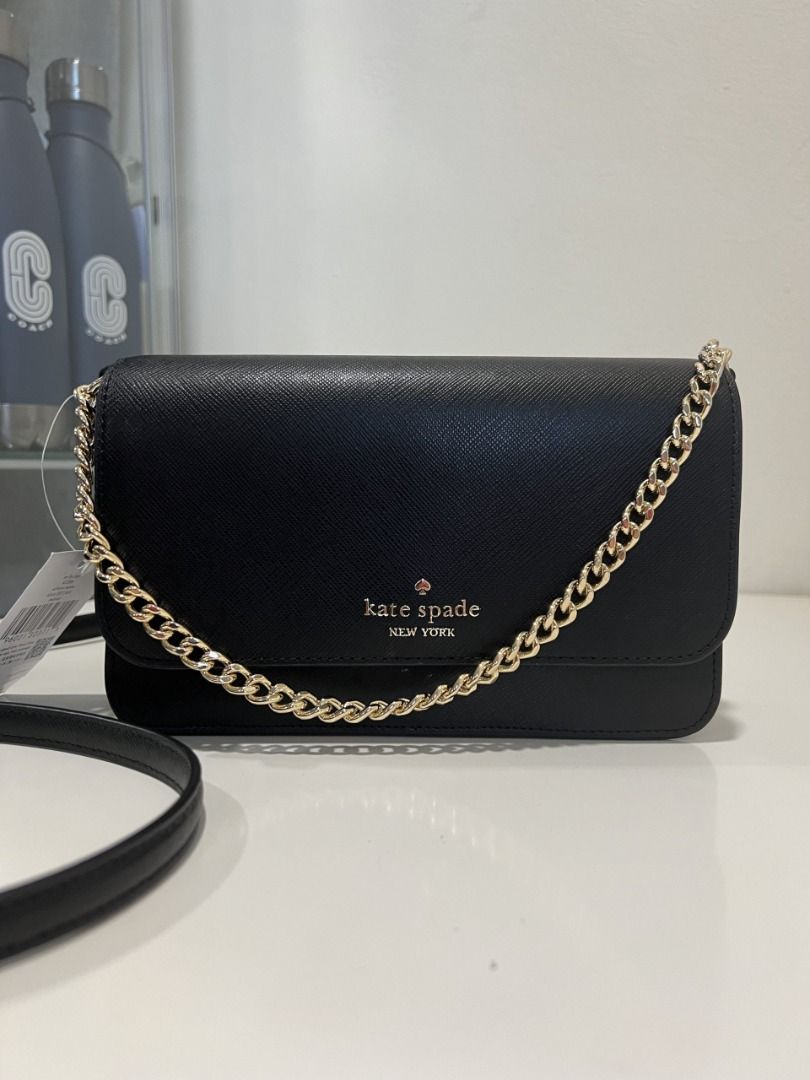 Kate Spade Madison Small Flap Crossbody in Black Luxury Bags