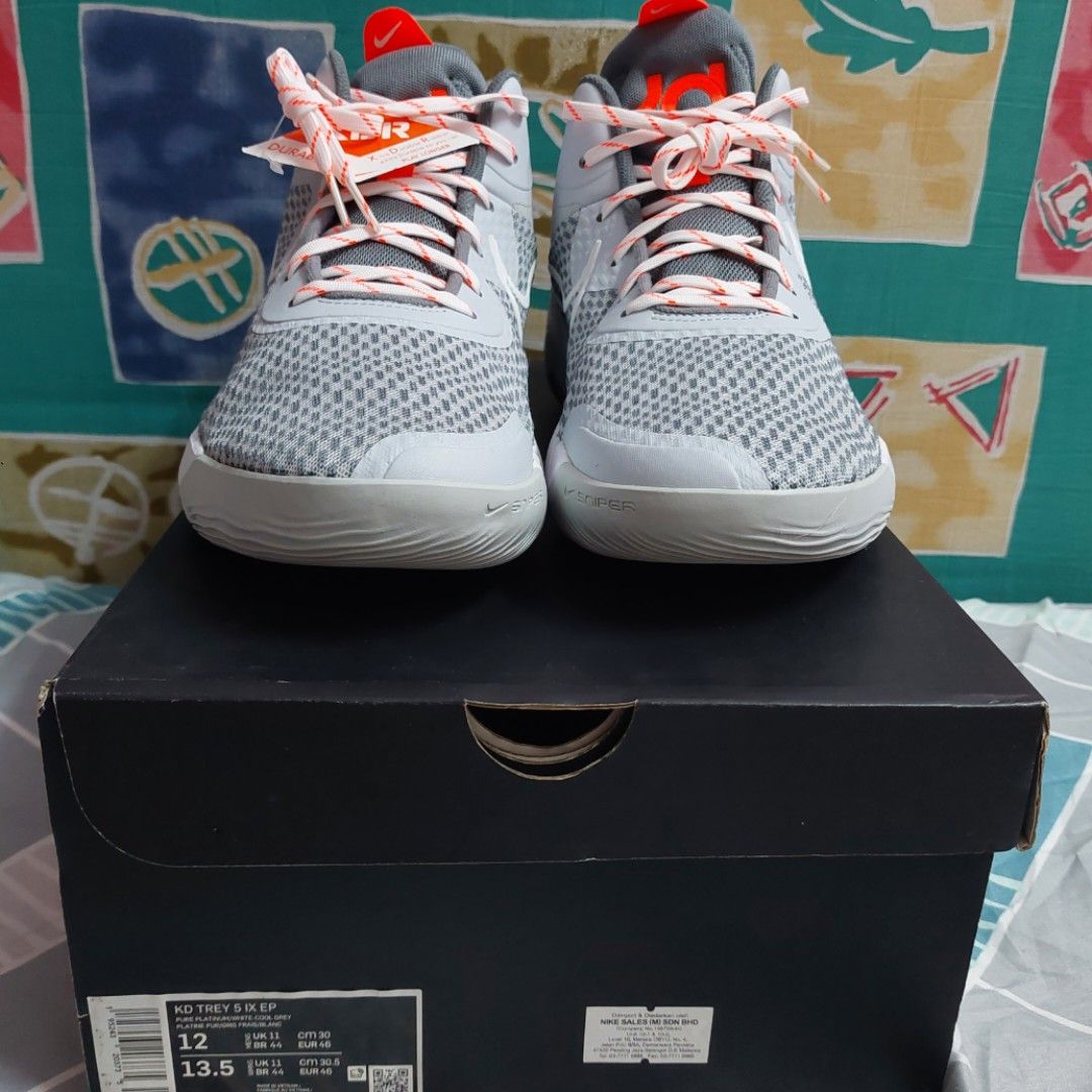 KD Trey 5 IX EP Pure Platinum Men s Fashion Footwear Sneakers