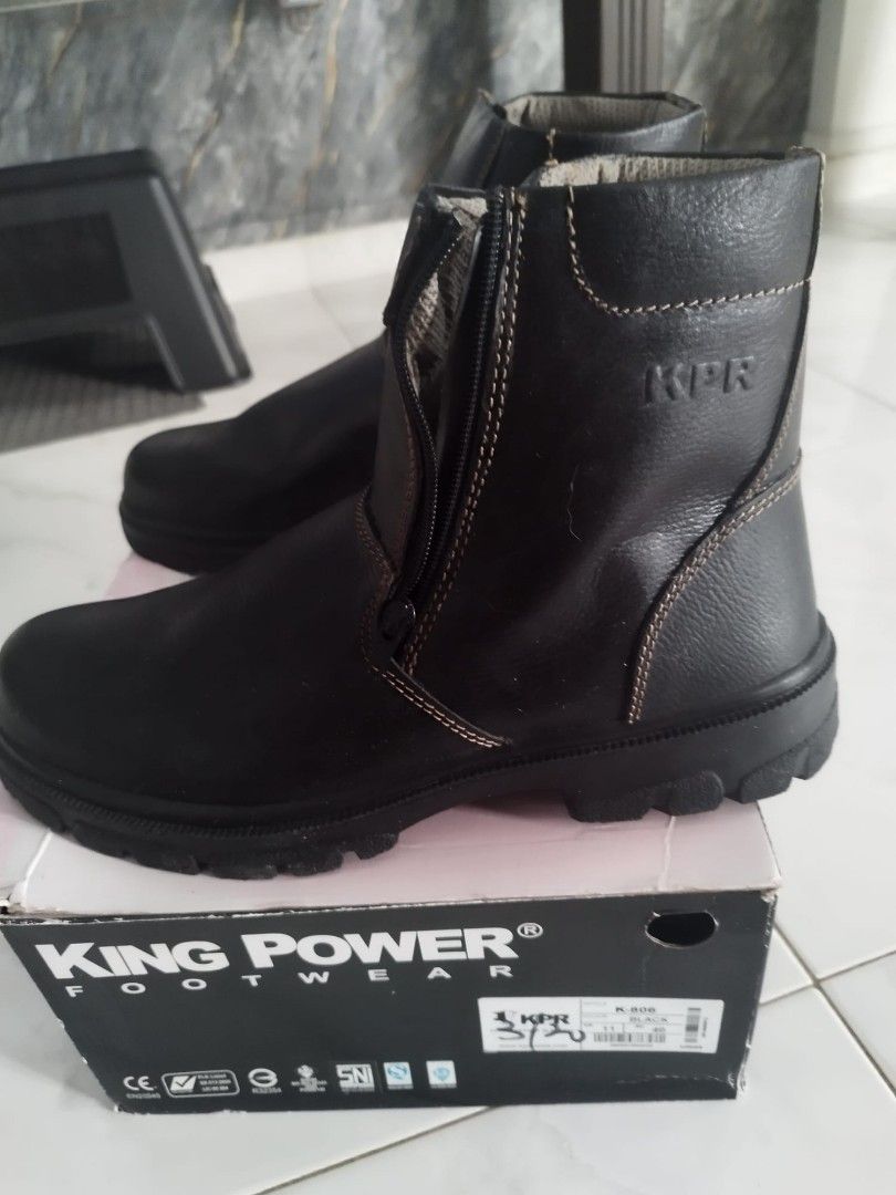 King Power Safety Shoe, Men's Fashion, Footwear, Boots on Carousell