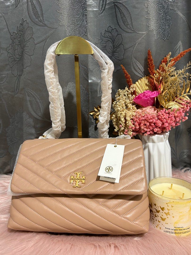 KIRA CHEVRON CONVERTIBLE SHOULDER BAG, Luxury, Bags & Wallets on