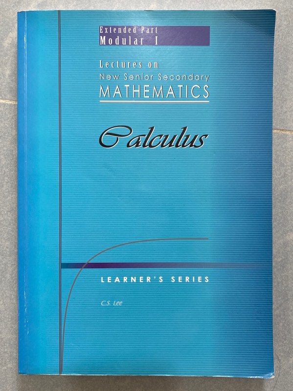 Lectures on New Senior Secondary MATHEMATICS Calculus (M1), 興趣及遊戲, 書本 ...