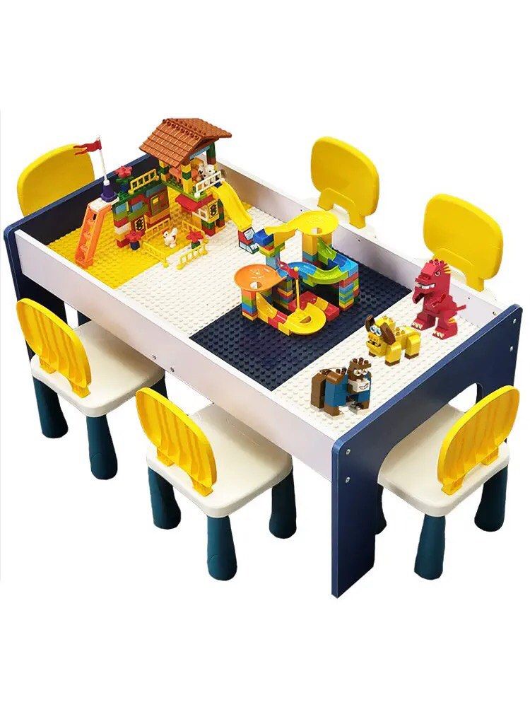 Library Table Lego Lego and study table, Babies & Kids, Baby Nursery & Kids Furniture ...