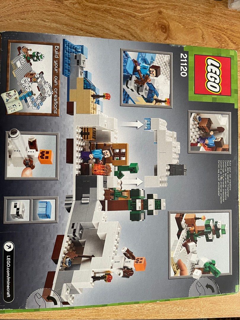 Lego Minecraft 正版全新未砌21120 The Snow Hideout, 興趣及遊戲