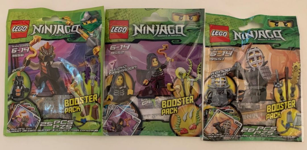 Lego Ninjago 9551+9552+9553+9556+30085, 興趣及遊戲, 玩具& 遊戲類 