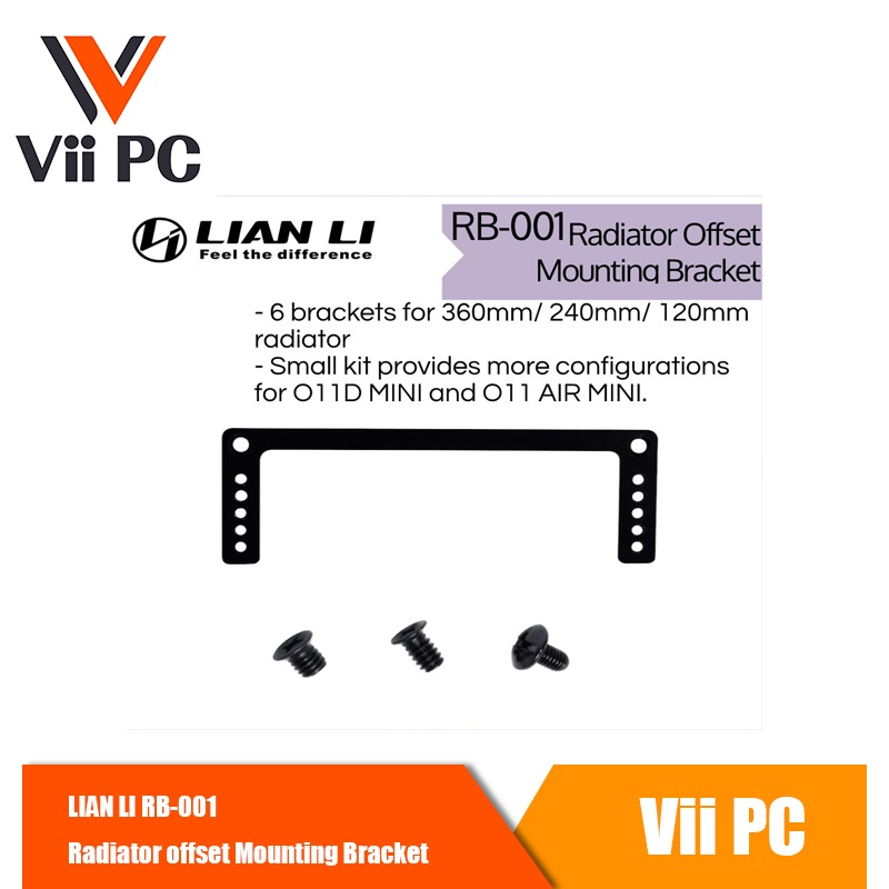 Lian Li RB-001 Radiator Offset Mounting Bracket Configurations for O11D ...